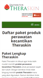 Mobile Screenshot of distributortheraskin.com